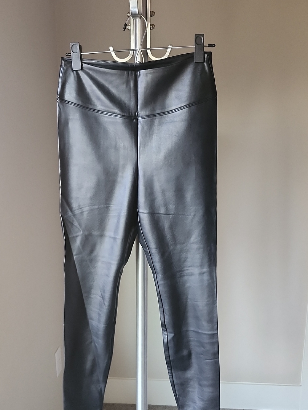 White House Black Market Black Faux Leather Leggings